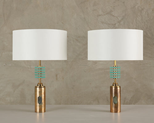 PAIR OF PUMP LAMPS BY GIANNI VALLINO